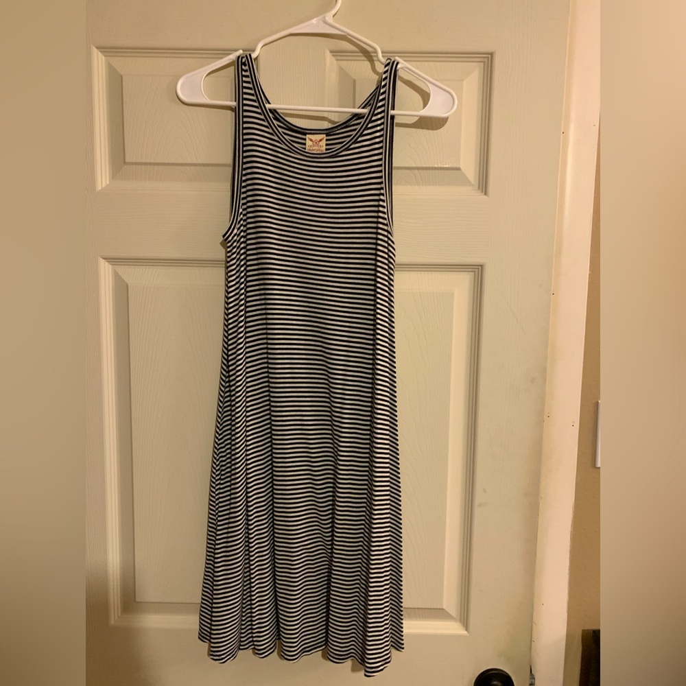 Black and white striped dress faded glory.